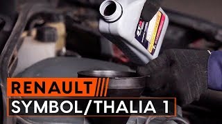 Comment et quand changer Huile a moteur essence et diesel RENAULT THALIA I (LB0/1/2_) : vidéo tutoriel