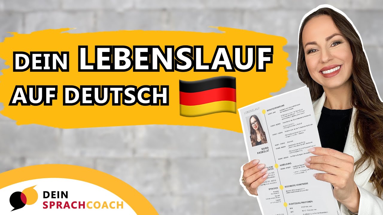 LEBENSLAUF auf Deutsch schreiben (wichtige Tipps | Vorlage zum Download)