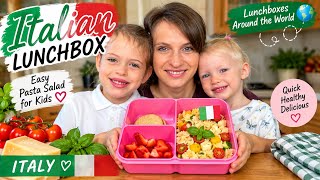 🇮🇹 Italian Pasta Lunchbox 🍝 | Easy & Colourful School Lunch Idea