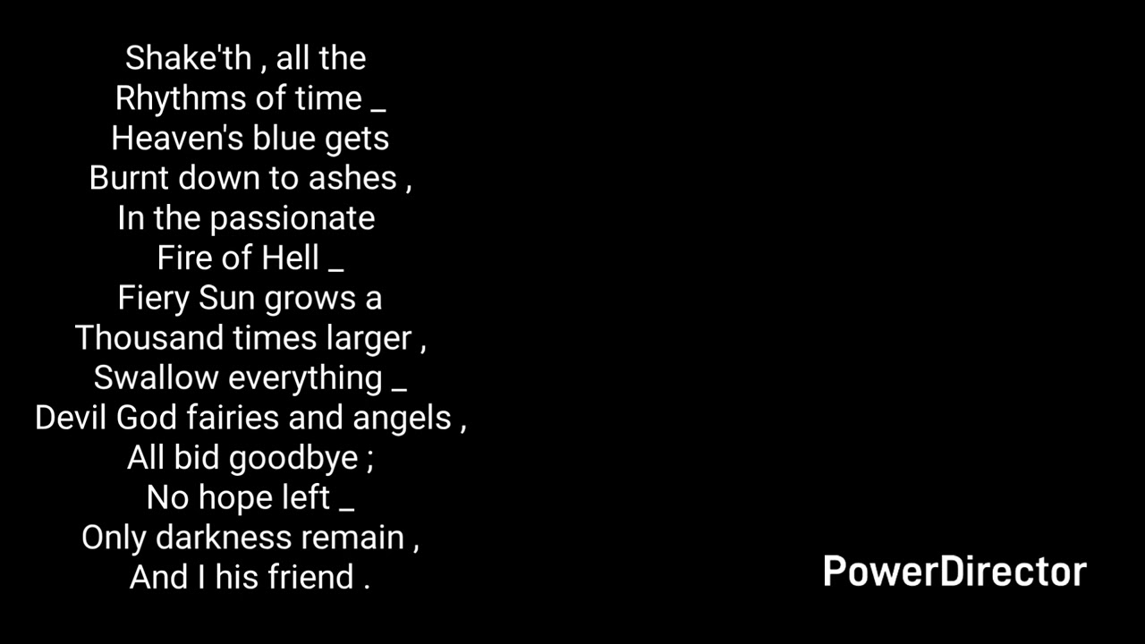 Colours of sorrow paint corrupted fantasies - Atandra Marik