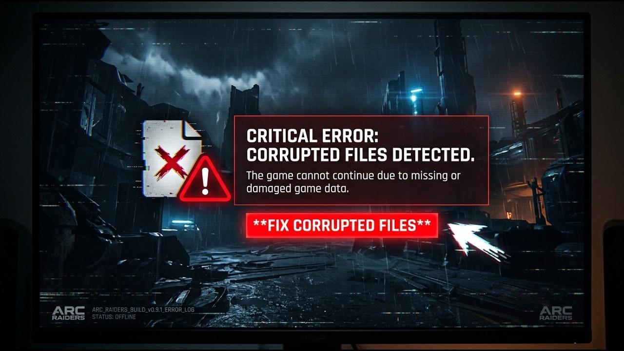 How to Fix Corrupted Files in Arc Raiders (FAST & EASY Fix 2026 ...