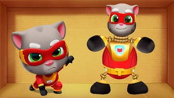 Talking Tom Hero Dash vs Kick The Buddy Mod Tom Hero