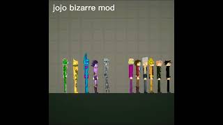 jojo bizzare aventure mod pack | Melon playground