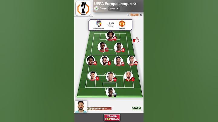 ⚽  Viktoria Plzeň vs Man United | LINE UP & Starting XI  [Live] 🔴⚪ | UEFA Europa League MatchDay 6