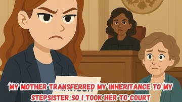 My Mother Transferred My Inheritance to My Stepsister So I Took Her to Court
