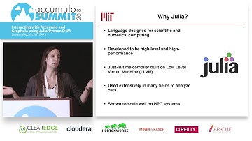 Interacting with Accumulo and Graphulo using Julia/Python D4M