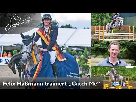 Felix Haßmann´s Training mit dem 6-jährigen Bundeschampion von 2019 &quot;Catch Me&quot; , Sosti on Tour