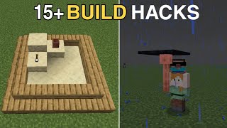 15+ Minecraft Build Hacks!