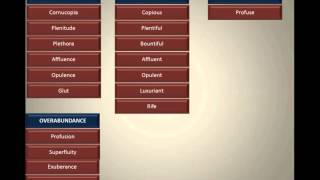 VocaBuilder, Chapter 02   Abundance and scarcity