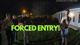 Angry Relative Arrested After Forced Entry & Serious Physical Altercation