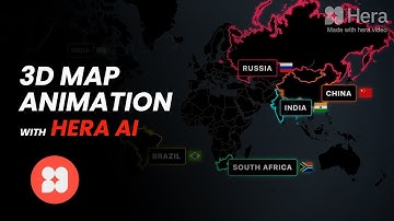 Create Stunning Map Animation in Hera AI