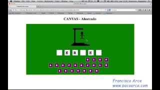Desarrollar un juego de ahorcado con CANVAS-HTML5 screenshot 5