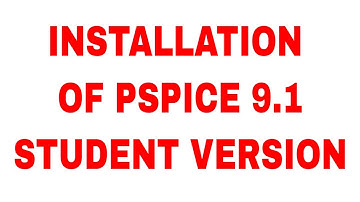 How to install Pspice 9.1 Student Version