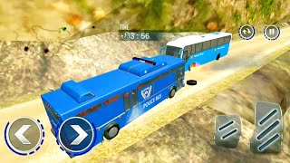 Offroad US Police Bus Driver Prisoner Transport android gameplay screenshot 4