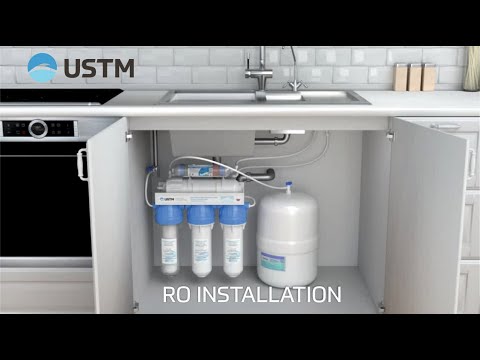 Installation of a reverse osmosis system (RO) UST-M