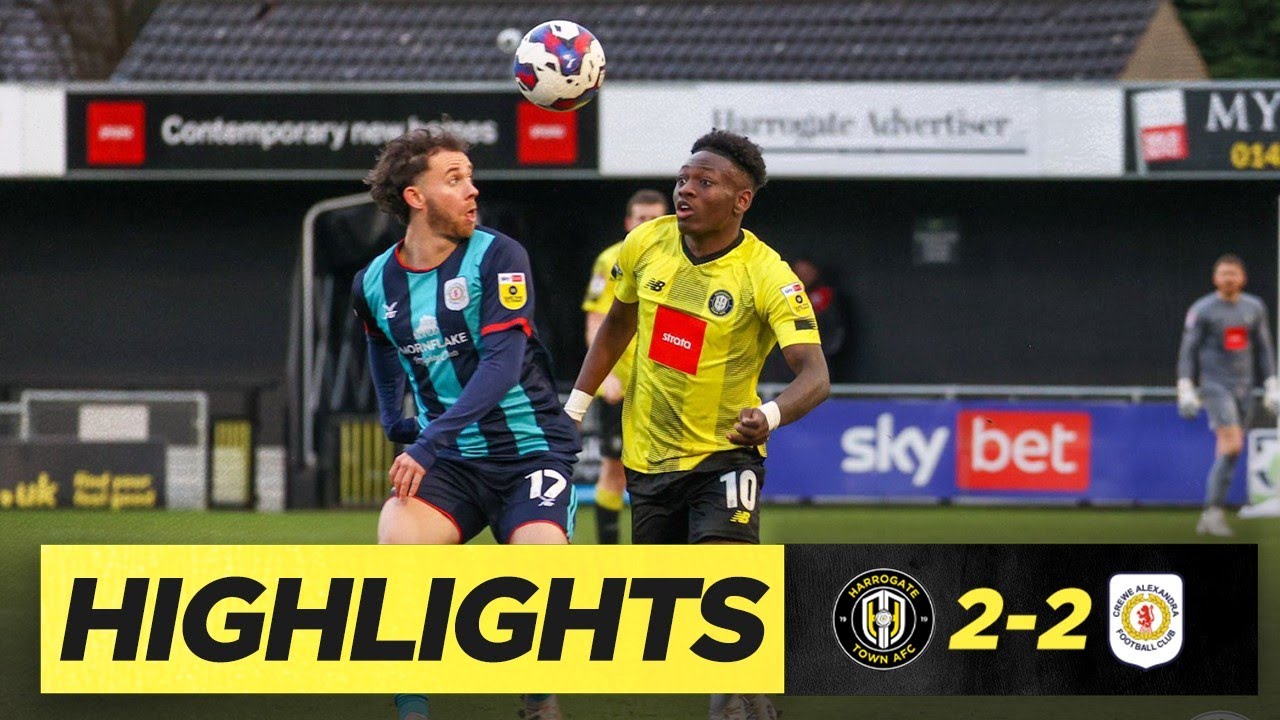 Spectacular Harrogate Town 1-2 Crewe Alexandra: Max Sanders Gives Crewe Late Victory Background Digital Art Spectacular Harrogate Town 1-2 Crewe Alexandra: Max Sanders Gives Crewe Late Victory Background Digital Art