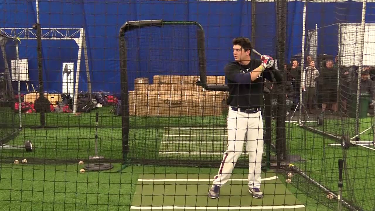 Tayler Aguilar under armour showcase 100mph exit velo, 93 mph throwing