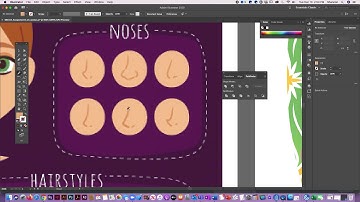 Drawing a Nose in Illustrator with the Pencil Tool