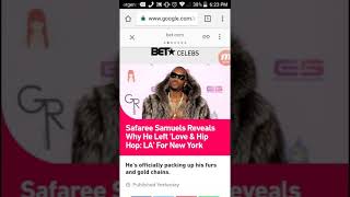 Safaree Samuels Reveals Why He Left 'Love & Hip Hop: LA' For New York