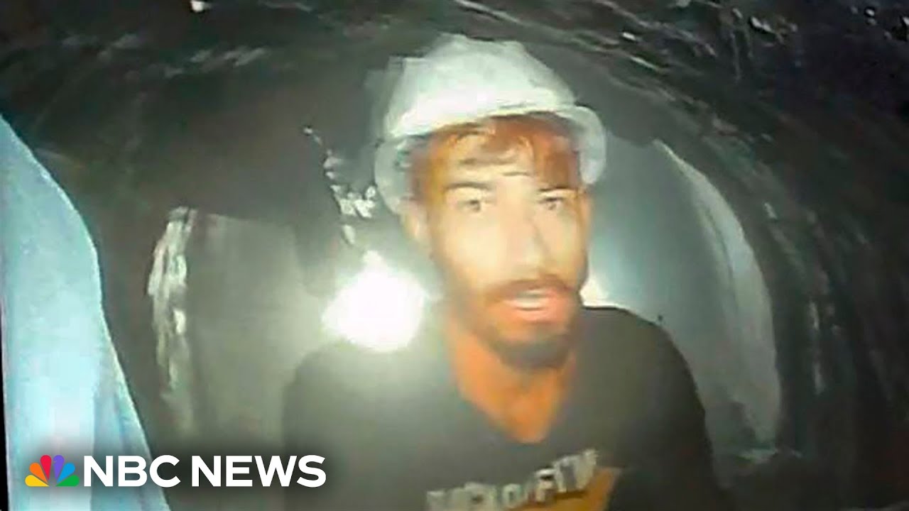 First video shows trapped tunnel workers in India