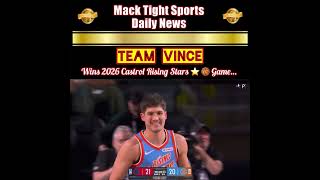 Team Vince Defeats Team Melo In 2026 Castrol Rising Stars Game 