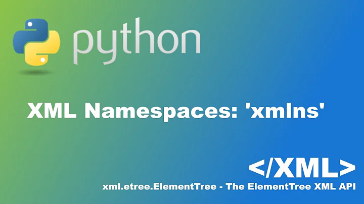 Parsing XML with Namespaces with Python (xml.etree.ElementTree)