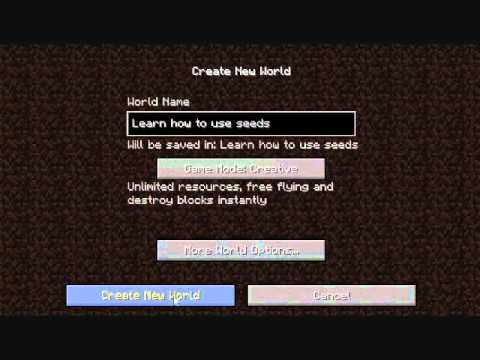 theMinecraftMethod: How to use seeds in Minecraft