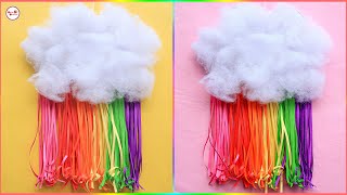 Rainbow !! Wall Hanging Craft #BestOutofWaste #Short