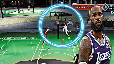 BEST LEBRON JAMES POST SCORING POINT FORWARD BUILD GOING CRAZY AT THE PARK (CREATE THIS BUILD TODAY)