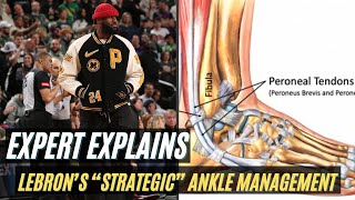 Expert Explains LeBron James “Strategic” Ankle Load Management