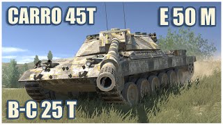 : Carro 45t, E 50 M & B-C 25 t  WoT Blitz Gameplay