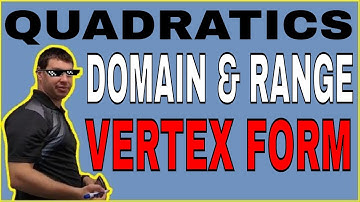 Domain and Range from Vertex Form