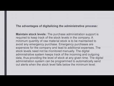 Digitalization of the purchase administration system by Benjamin Choukroun