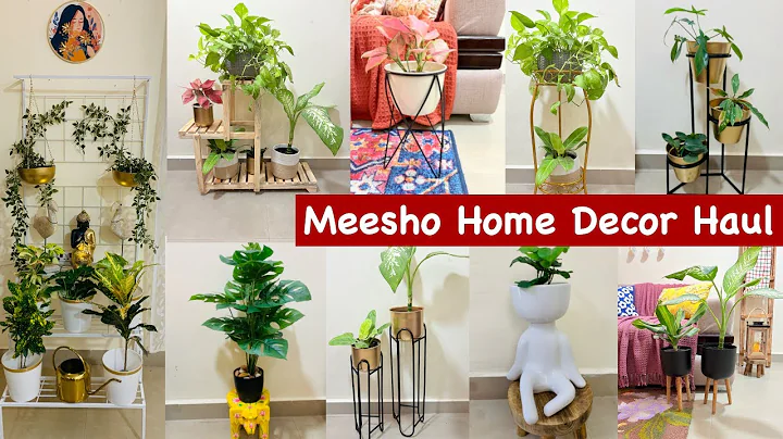 MEESHO Home Decor Haul | SIMPLIFY Your SPACE with Best Planters be it Ceramic, wooden, wall planters