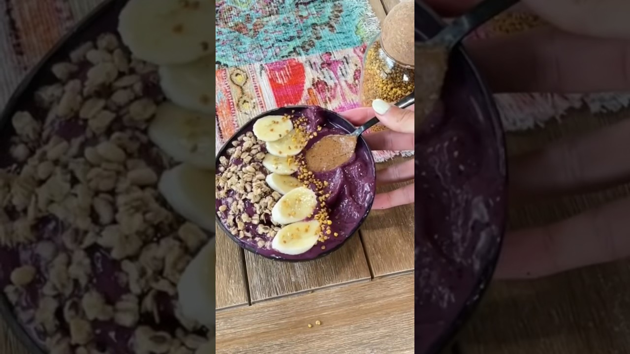 Smoothie Bowl Recipe😋🍓 set: ​⁠
