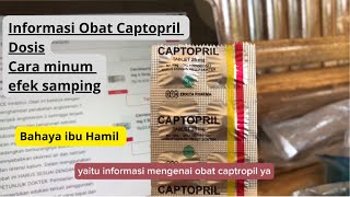 Captopril Obat apa, Dosis, cara minum dan efek samping Captopril #infoobat