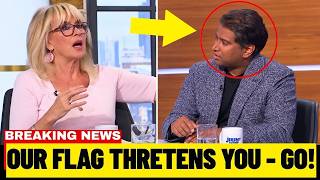 Lads DESTROY Lefty Upset By The British Flag & British Values, Saying It's Unwelcoming To Strangers!