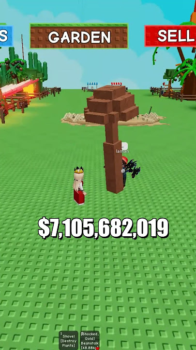The Richest Player in Grow A Garden 😨 | Roblox #roblox #growagarden #gag