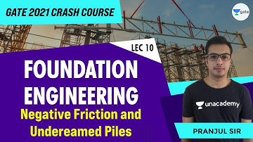 Negative Friction and Undereamed Piles | L: 10 | FOUNDATION ENGINEERING (Crash Course) | GATE CE