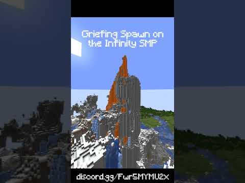 Spawn on the Infinity SMP #minecraft #scripted  #funny #lifstealsmp #memes  #gorillatag #shorts