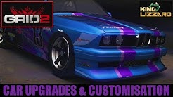 GRID 2 CAR UPGRADE AND CUSTOMISATION GUIDE 