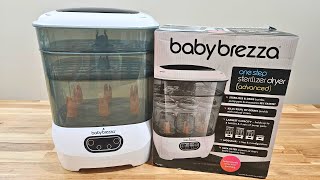 Baby Brezza Bottle Sterilizer and Dryer Advanced  Review & Tutorial