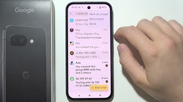Pixel 9a: How to Mark Messages Conversation as Unread