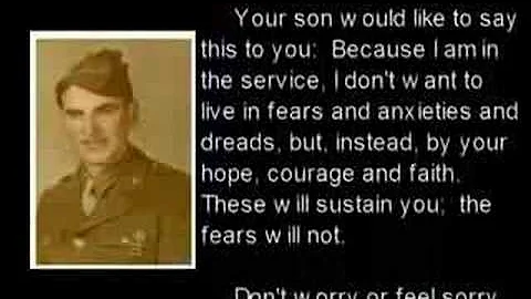 A Soldier's Letter