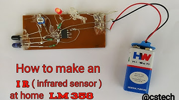 How to Make an IR Proximity Sensor module | touchless doorbell alarm at home | IR Sensor project