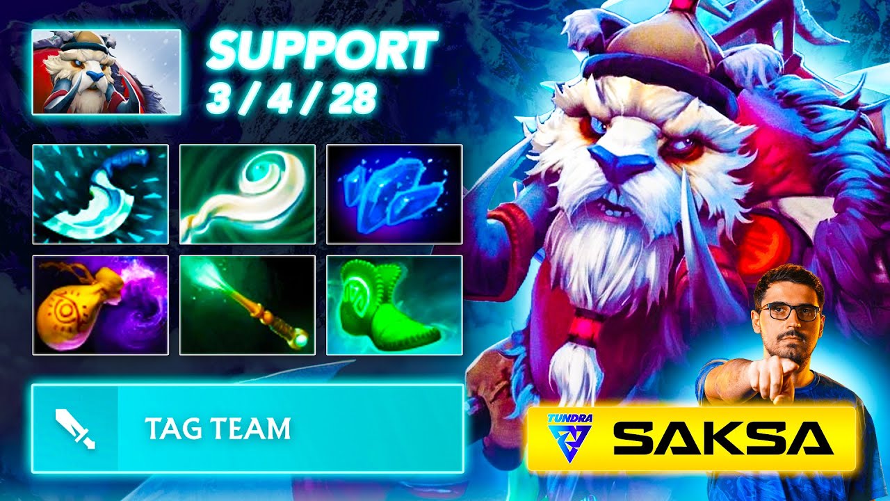 Saksa TUSK - HOW TO GANK! [Tundra vs Wildcard - PGL Wallachia S5]