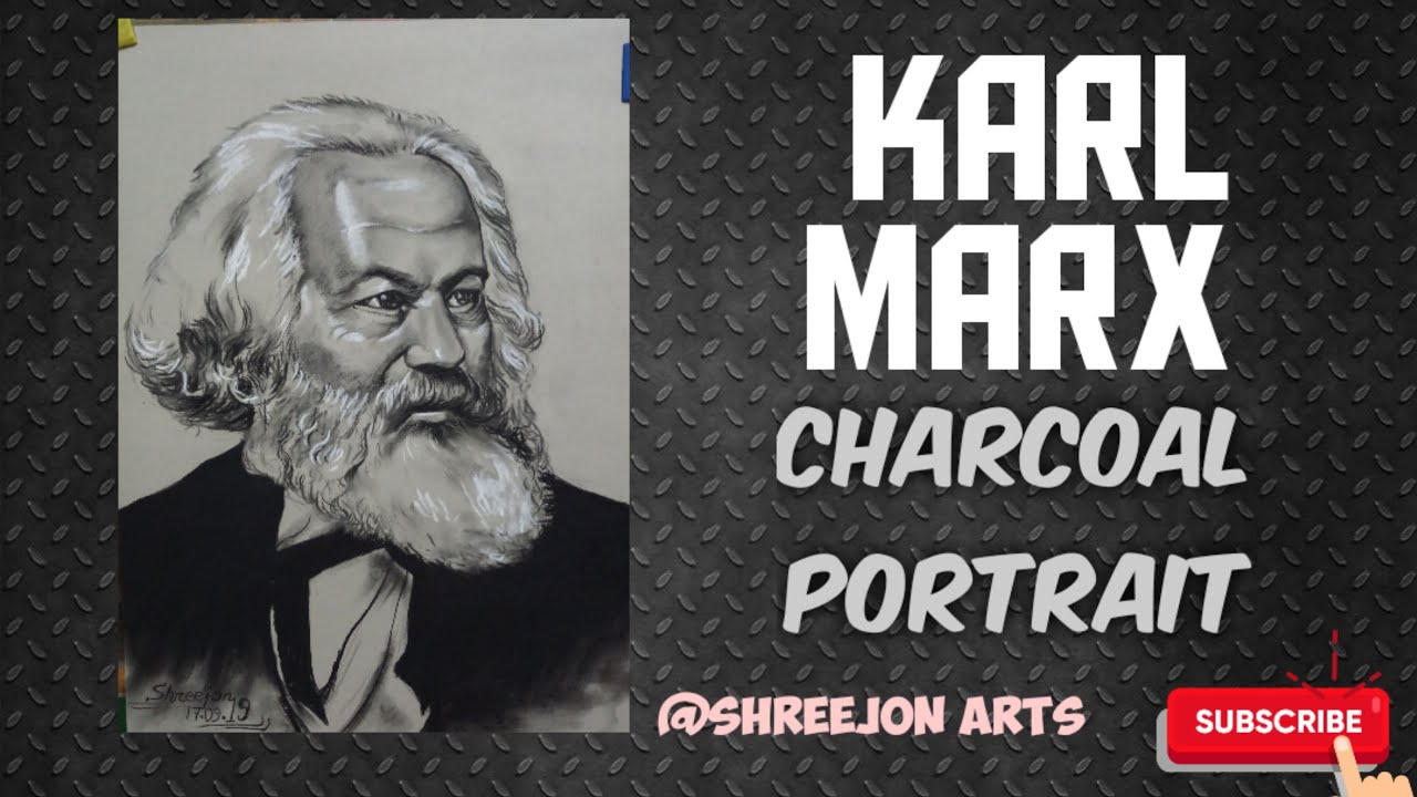 Karl Marx//Realistic Portrait//Shreejon Arts