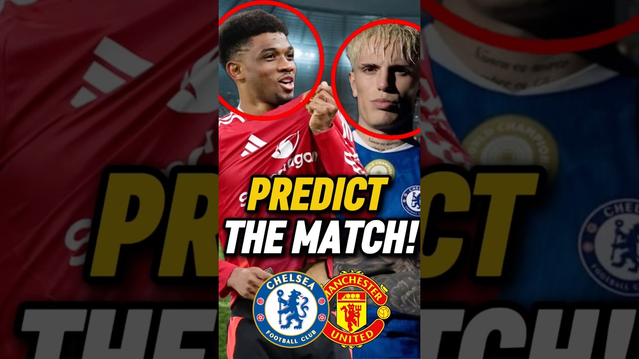 «Манчестер Юнайтед» — «Челси»🔥 Предскажите счёт матча🤔