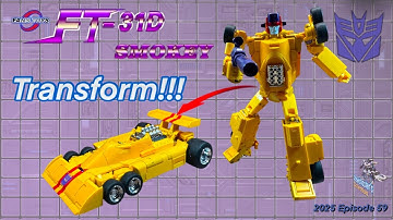 FansToys FT-31D Smokey / Stunticon Dragstrip  Transformation - Robot to Vehicle Mode