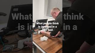 What people think a Portable Appliance Test (PAT) is